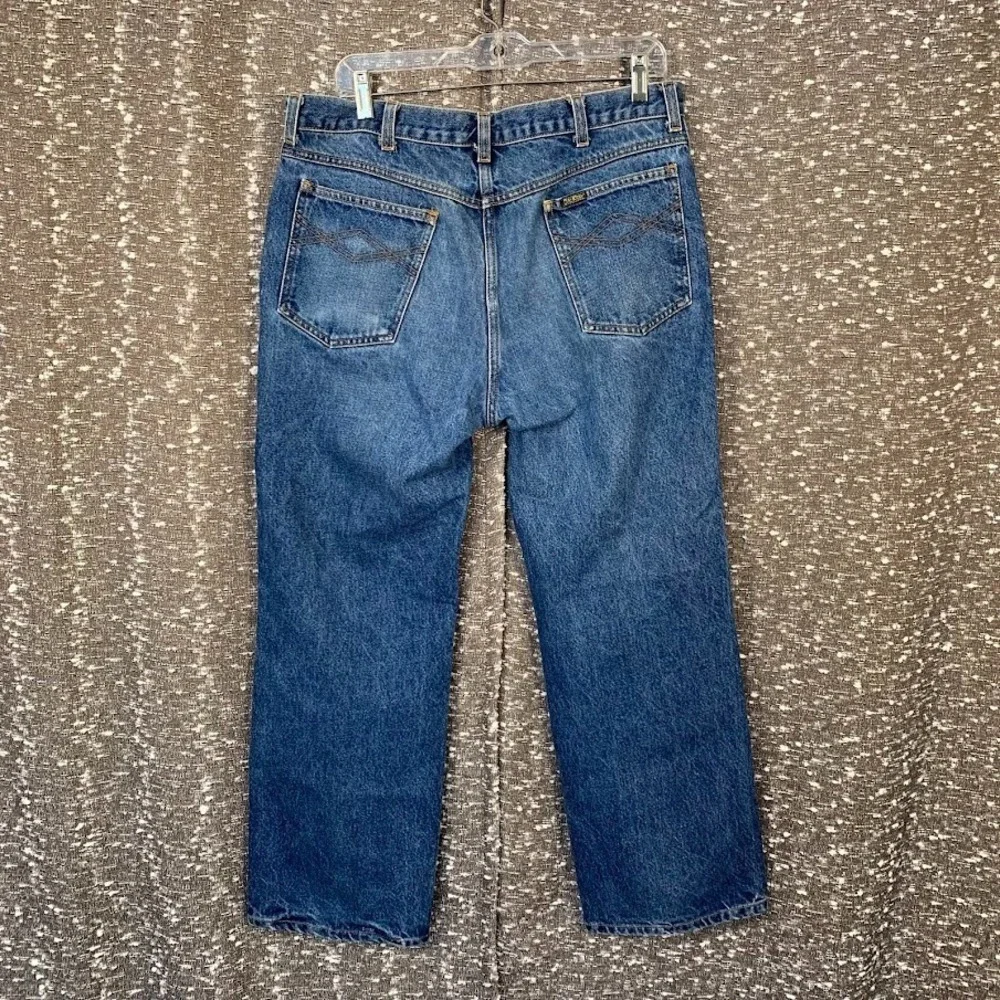 Vintage Oshkosh‎ Bgosh Denim Blue Jeans Scovill Zip Men's 36x30
